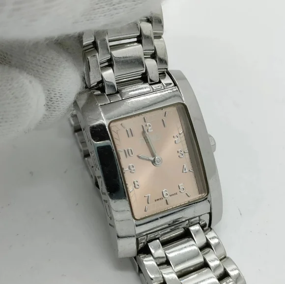 FENDI WATCH WOMEN'S PINK x SILVER
